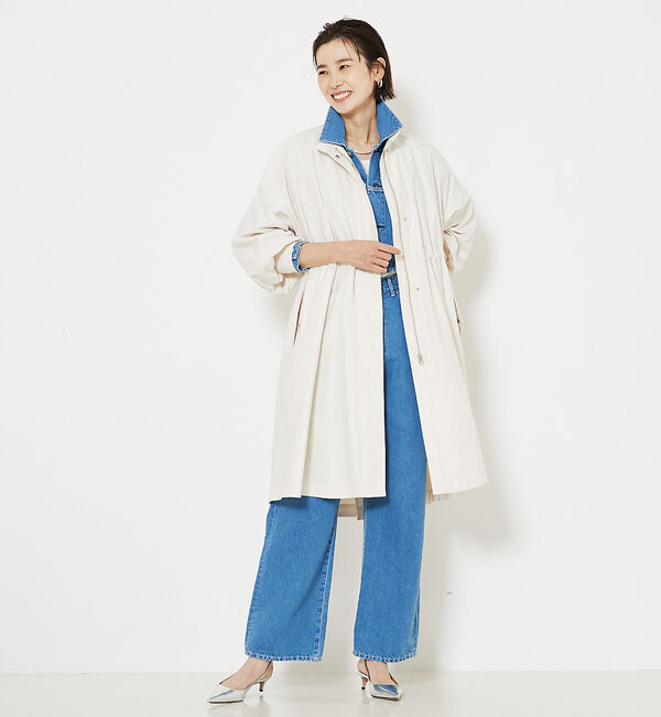 qualite「【セットアップ対応】コットンリネンデニム」|デニム|