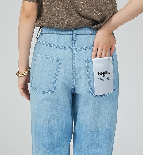 qualite「【Healthy denim】Breezy PinkpeperM- easy ス」|デニム|