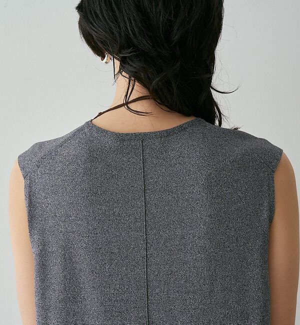 qualite「【接触冷感・セットアップ対応】レーヨンストレッチニットチュニック」|ワンピース|