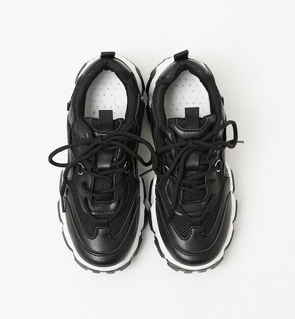 AU BANNISTER「【LAROUTE/軽量】レースアップ 厚底スニーカー」|スニーカー|