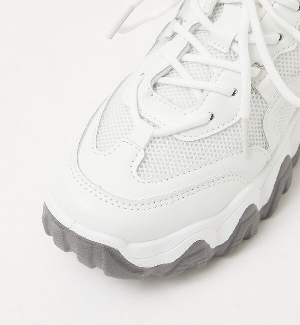 AU BANNISTER「【LAROUTE/軽量】レースアップ 厚底スニーカー」|スニーカー|