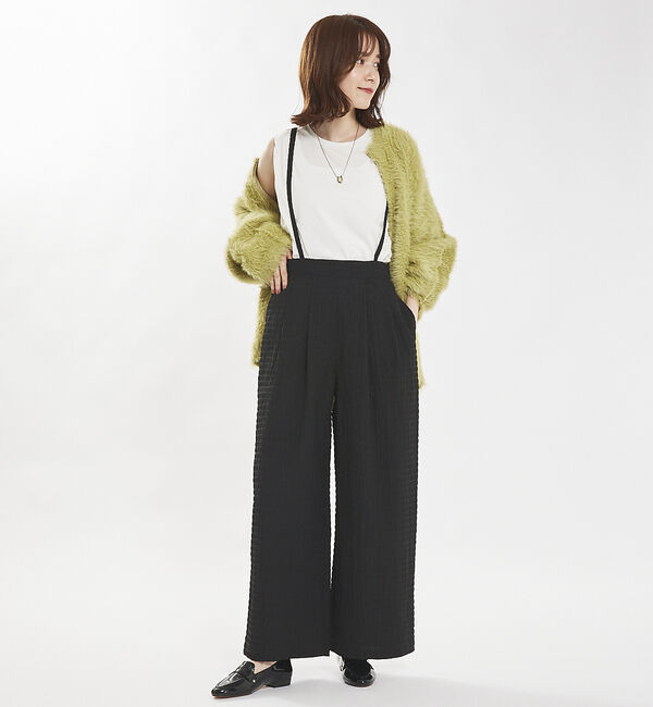 abahouse mavie「【セットアップ対応】サッカーボーダーサスペンダーパンツ」|その他|