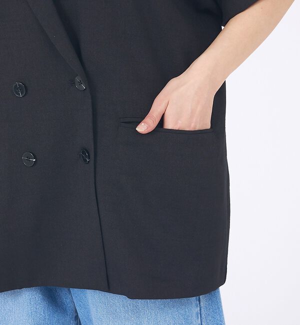 abahouse mavie「【大好評につき再登場！】ハーフスリーブジャケット」|テーラードジャケット|