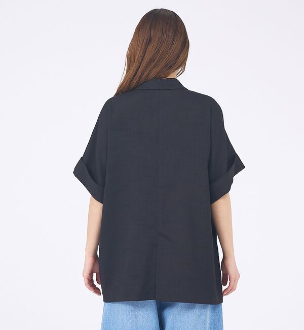 abahouse mavie「【大好評につき再登場！】ハーフスリーブジャケット」|テーラードジャケット|