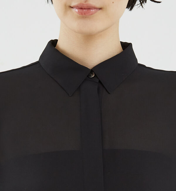 The Store by C' 「【COCUCA】シアーチュニックシャツ」|シャツ・ブラウス|