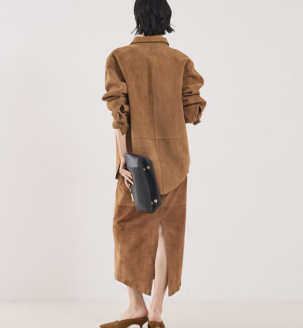 The Store by C' 「【COCUCA】スエードシャツジャケット」|シャツ・ブラウス|