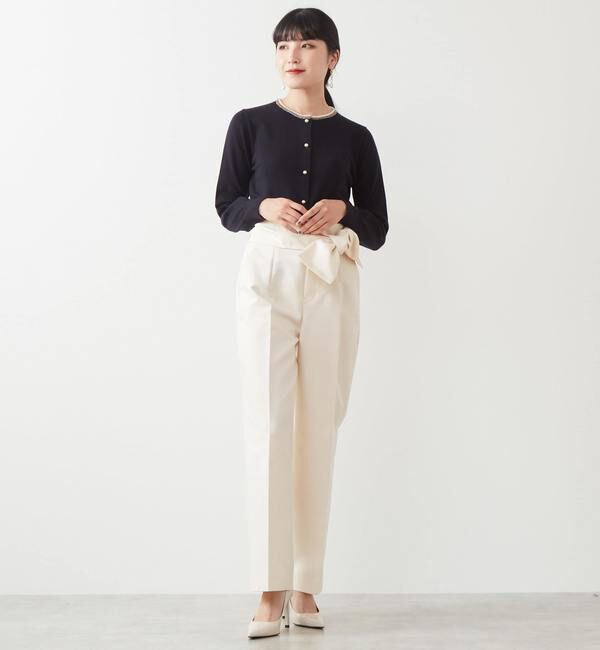 TIARA「リボンベルトワイドパンツ」|その他|