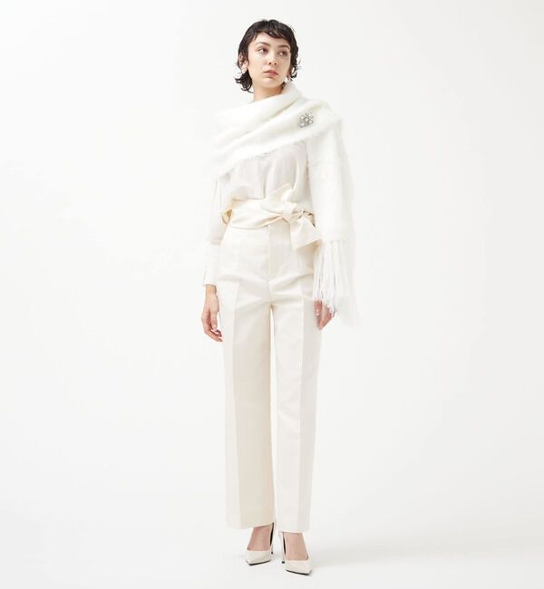 TIARA「リボンベルトワイドパンツ」|その他|