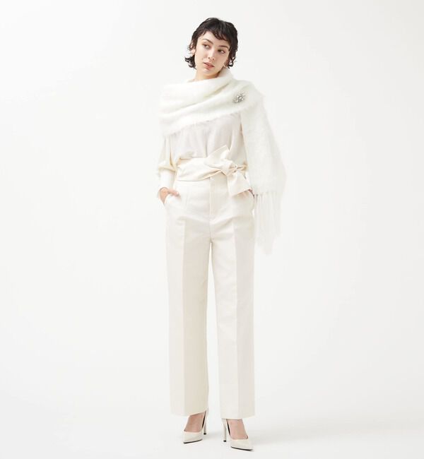 TIARA「リボンベルトワイドパンツ」|その他|