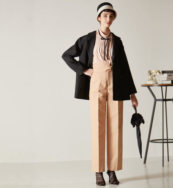 TIARA「リボンベルトワイドパンツ」|その他|