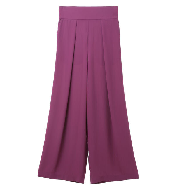 TIARA「タックフレアパンツ」|スラックス|