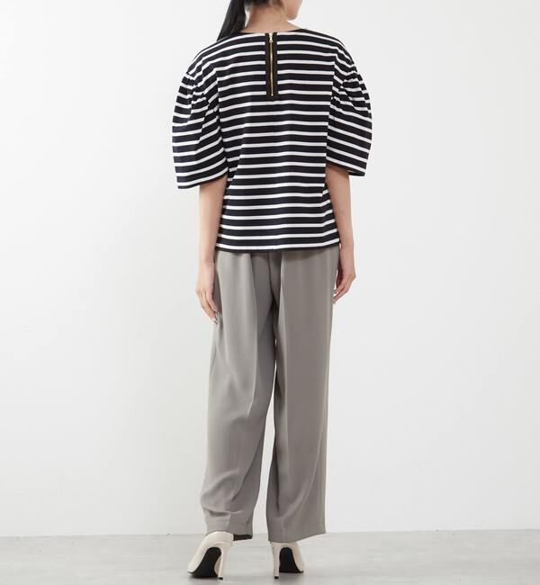 TIARA「パフギャザースリーブカットソー」|Tシャツ・カットソー|