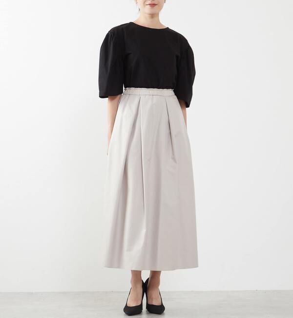 TIARA「パフギャザースリーブカットソー」|Tシャツ・カットソー|