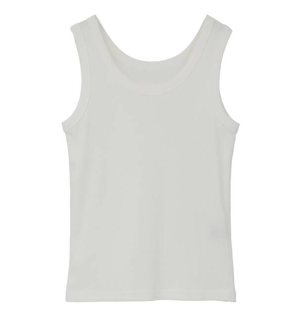 TIARA「リブタンクトップ」|Tシャツ・カットソー|ホワイト