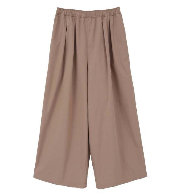 TIARA「イージーワイドストレートパンツ」|その他|ベージュ