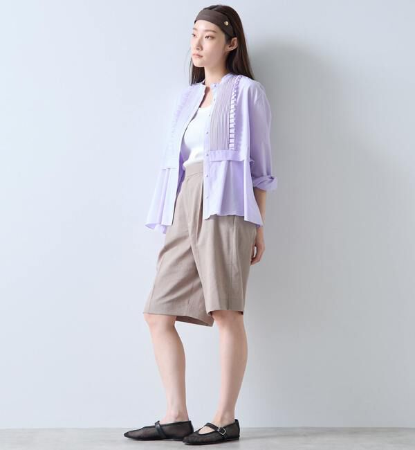 TIARA「《別注》【MARILYN MOON/マリリンムーン】フロントフリルブラウス」|シャツ・ブラウス|