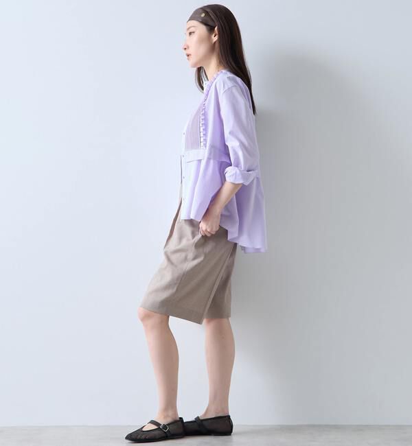 TIARA「《別注》【MARILYN MOON/マリリンムーン】フロントフリルブラウス」|シャツ・ブラウス|