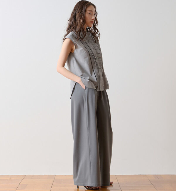 TIARA「ワイドタックイージーパンツ」|その他|