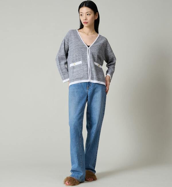 Liesse「サマーニットジャケット」|カーディガン|