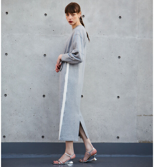 Soffitto「前ドローストリング配色ワンピース」|ワンピース|