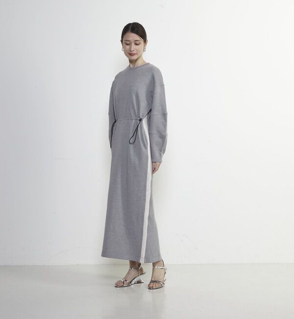 Soffitto「前ドローストリング配色ワンピース」|ワンピース|