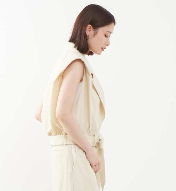 Soffitto「2WAYストレッチノースリーブブルゾン」|ブルゾン・スタジャン|