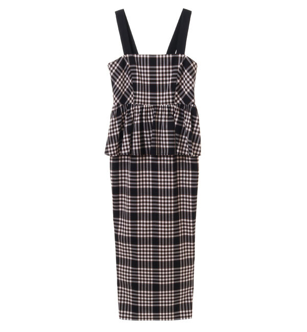 Soffitto「ノースリーブチェック柄ワンピース」|ワンピース|