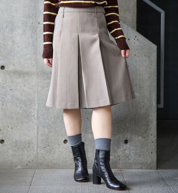 SOFFITTO「ボックスプリーツスカート」|スカート|