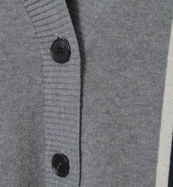 SOFFITTO「ストライプジャガードカーディガン」|カーディガン|