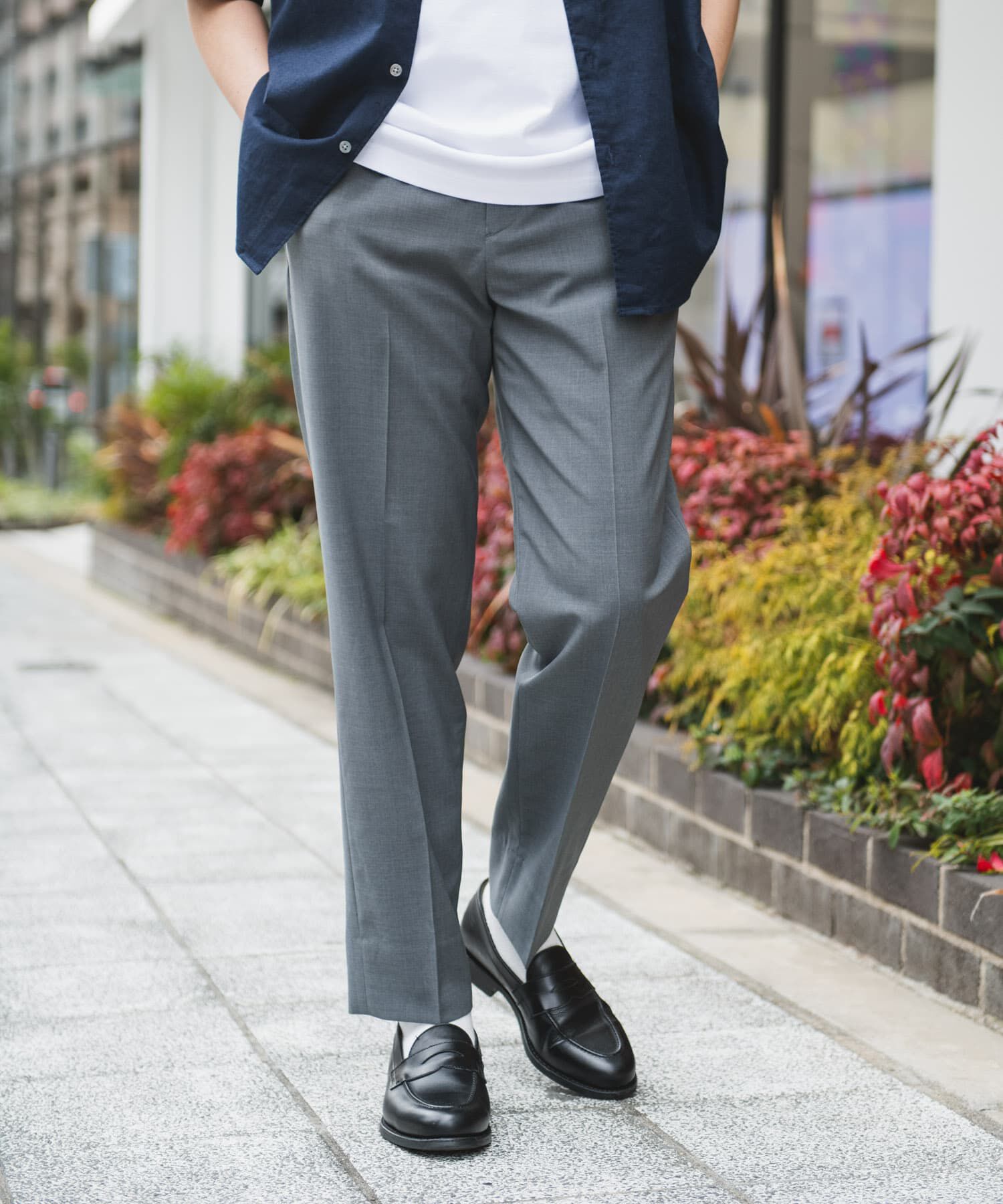 URBAN RESEARCH DOORS「『吸水速乾/接触冷感/防ｼﾜ』『一部WEB限定』UTILITY&EASY ｲｰｼﾞｰﾄﾗｳ 」|その他|グレー