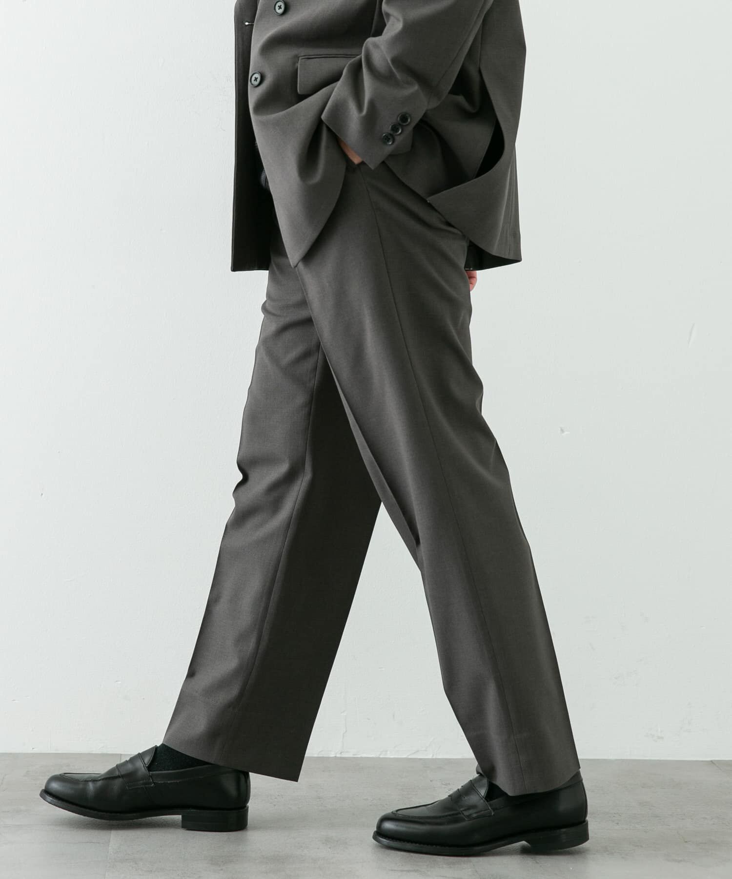 URBAN RESEARCH DOORS「『イージーケア』LIFE STYLE TAILOR　ストレッチオックス2タックパンツ」|スラックス|