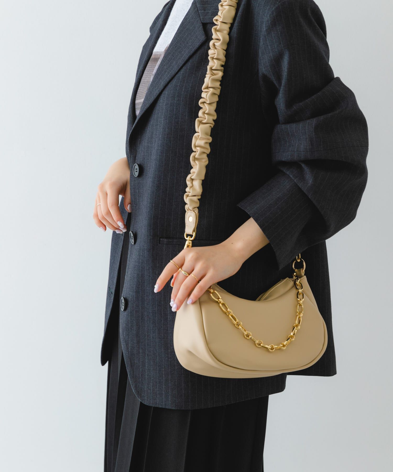 RODE SKO「2WAYチェーンラウンドショルダーバッグ」|ショルダー・メッセンジャー|