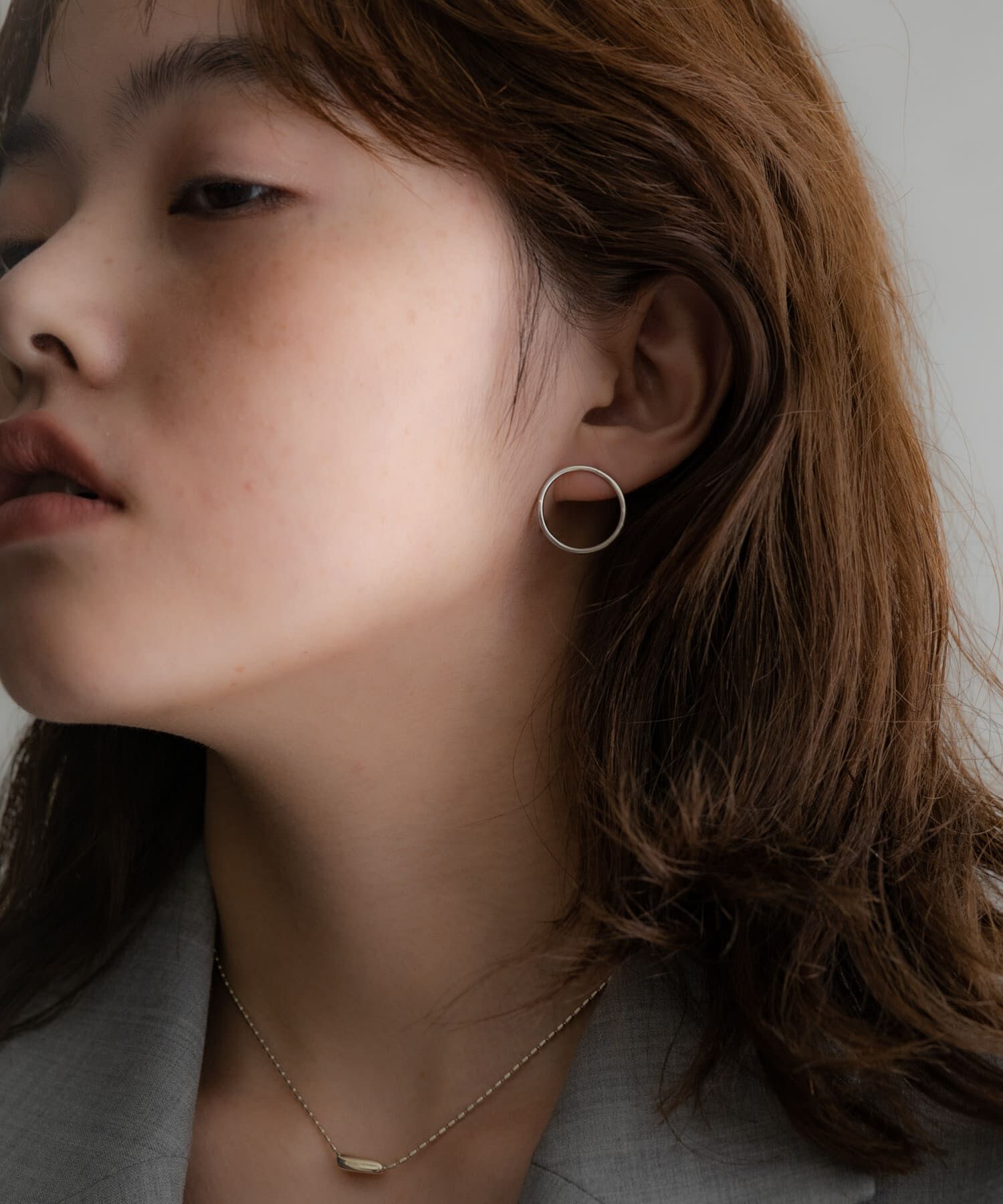 SMELLY「SMELLY so&rsquo;　curved circle pierce」|ピアス|