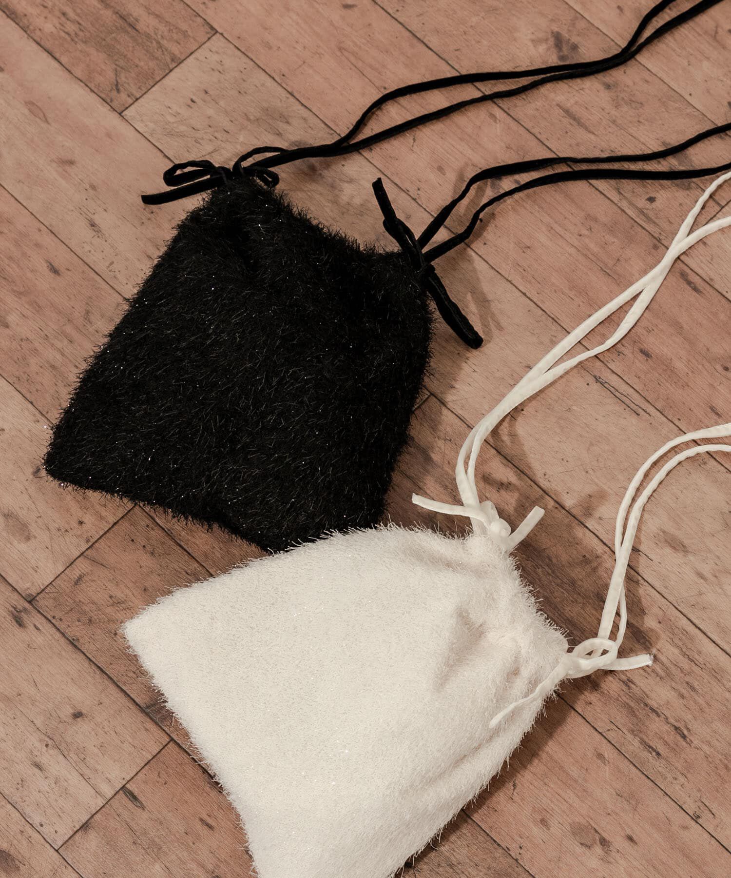 SMELLY「フリンジリボンキンチャクバッグ」|ショルダー・メッセンジャー|