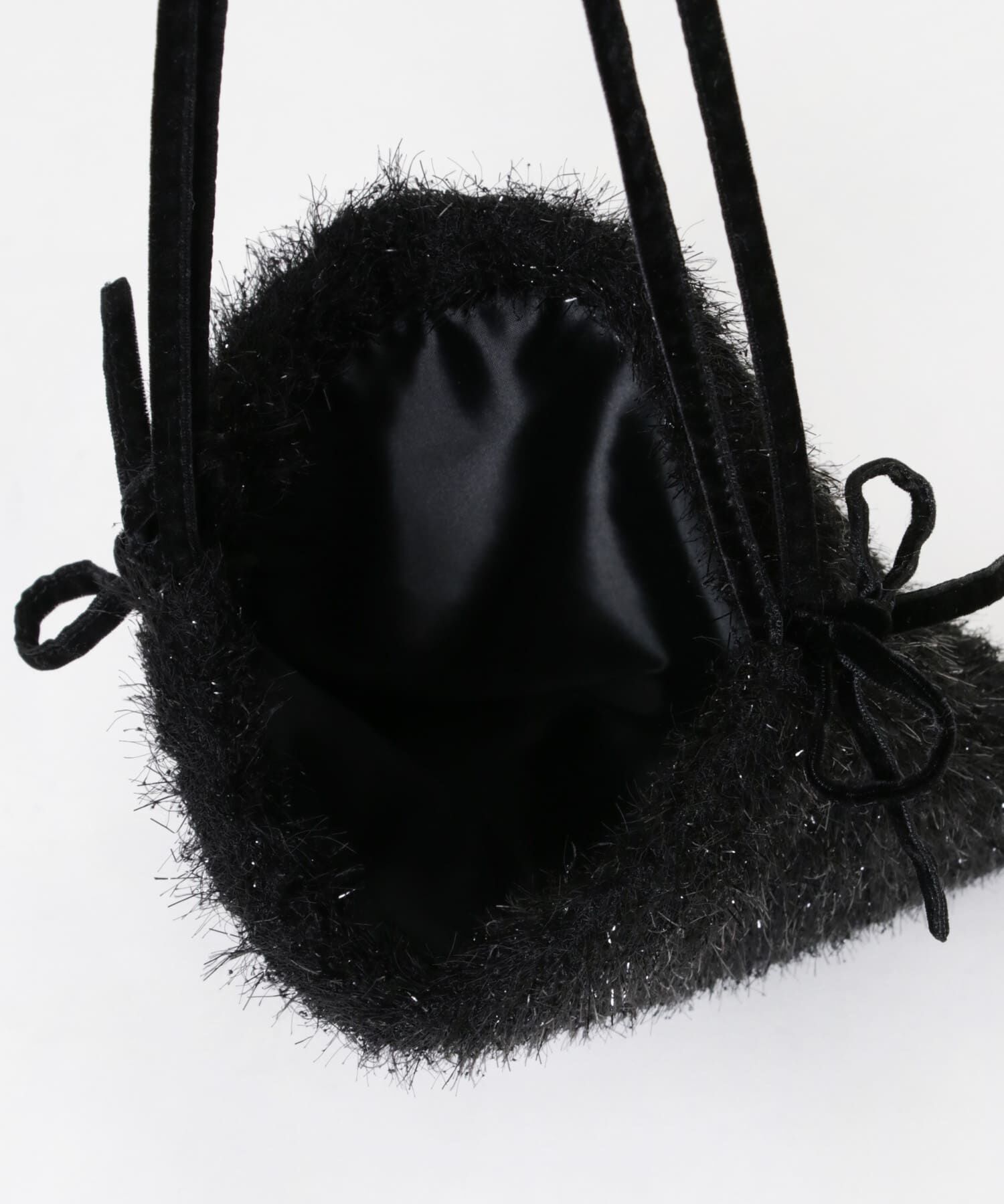 SMELLY「フリンジリボンキンチャクバッグ」|ショルダー・メッセンジャー|