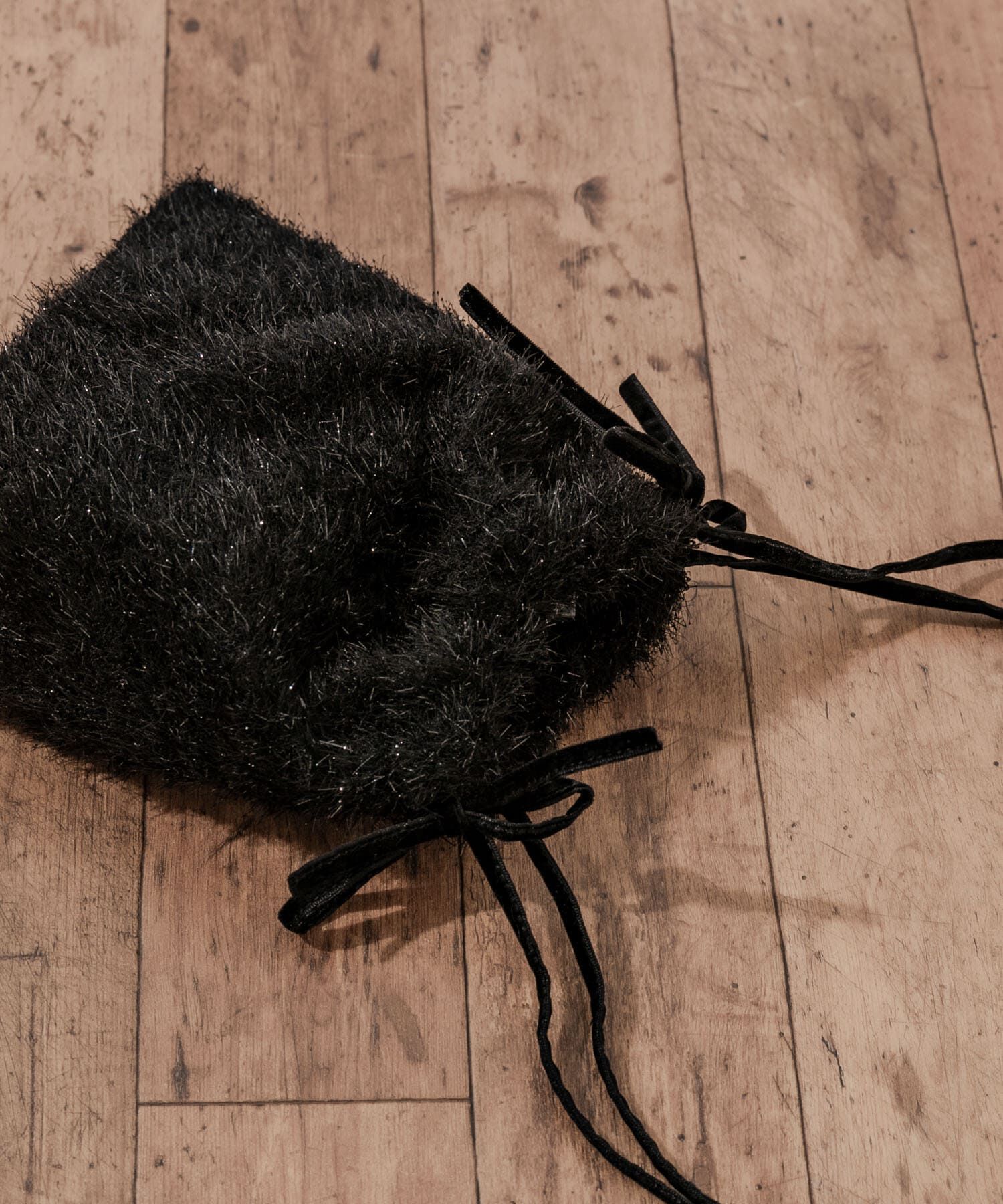 SMELLY「フリンジリボンキンチャクバッグ」|ショルダー・メッセンジャー|