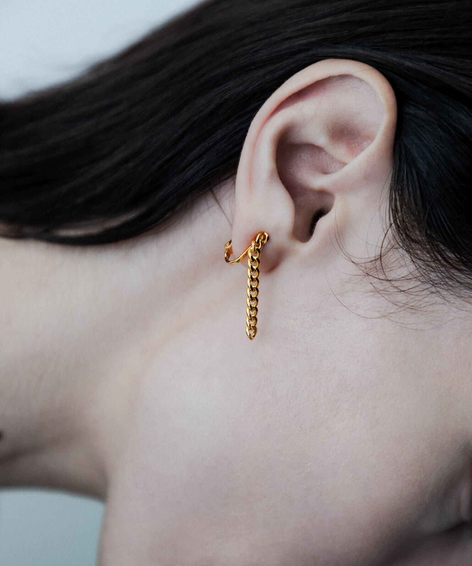 SMELLY「SMELLY so&rsquo;　asymmetry chain earring」|イヤリング|ゴールド