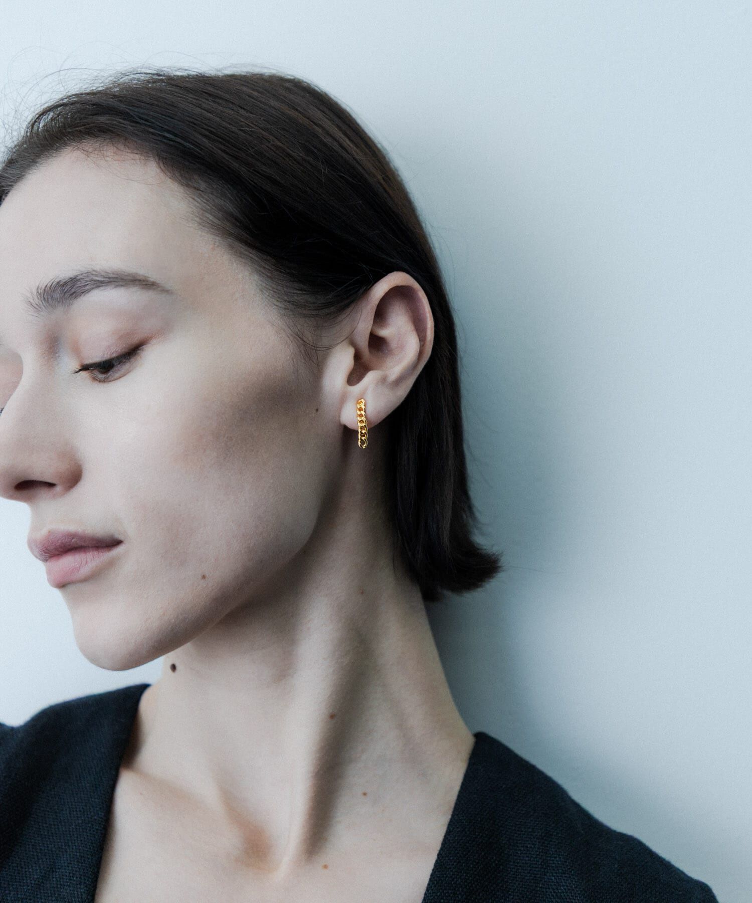 SMELLY「SMELLY so&rsquo;　asymmetry chain earring」|イヤリング|