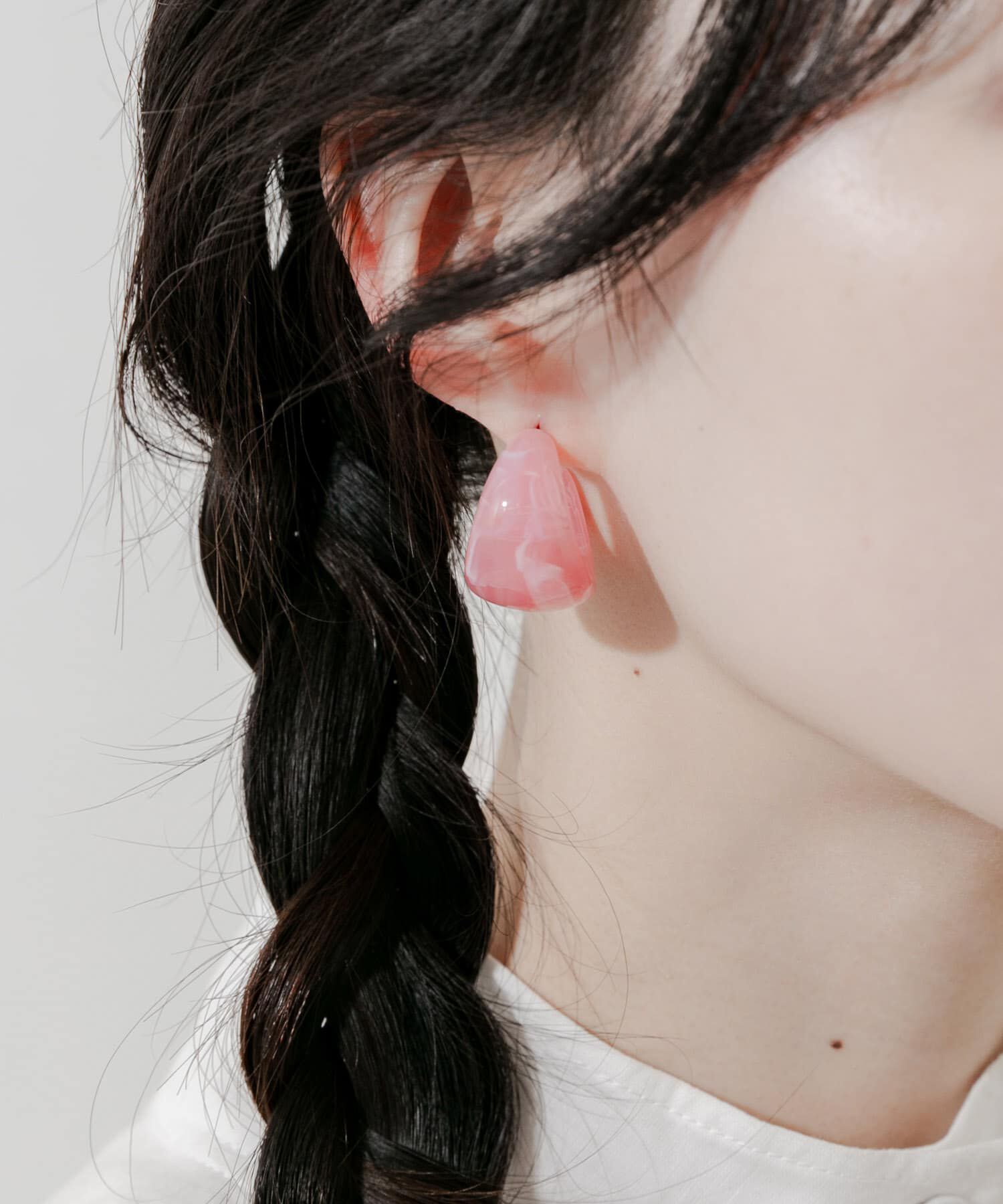 SMELLY「カラーワイドフープピアス」|ピアス|