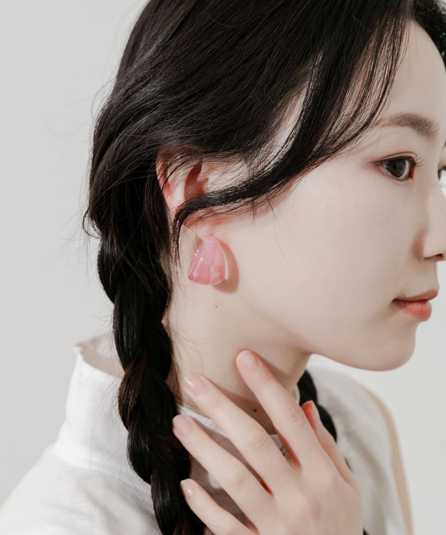 SMELLY「カラーワイドフープピアス」|ピアス|