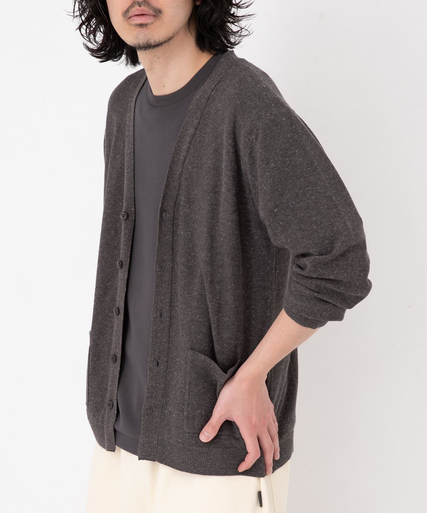 Sonny Label 「リネン混ニットカーディガン」|カーディガン|