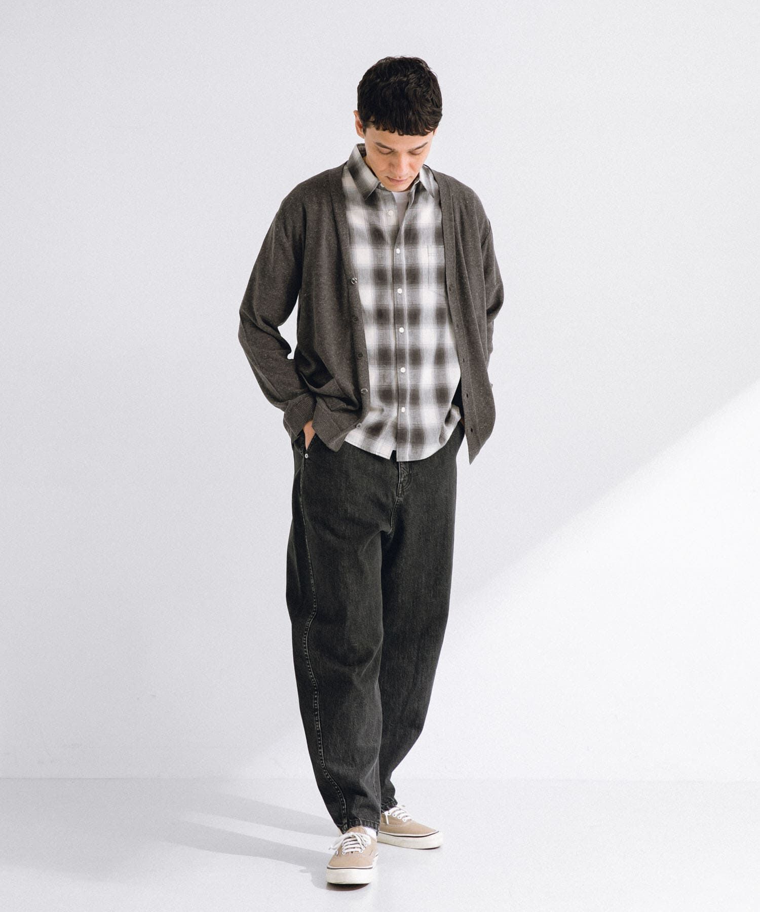 Sonny Label 「リネン混ニットカーディガン」|カーディガン|