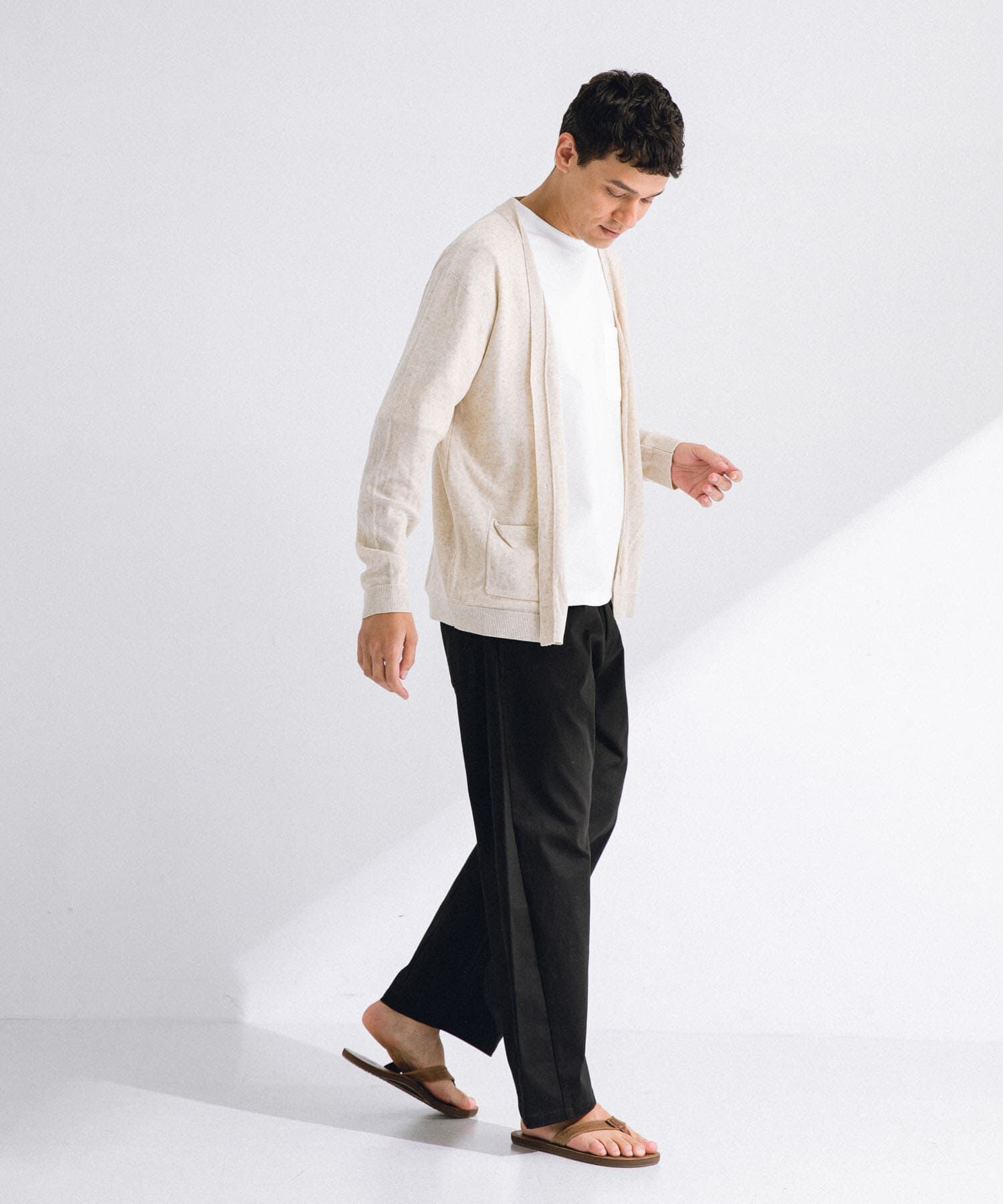 Sonny Label 「リネン混ニットカーディガン」|カーディガン|