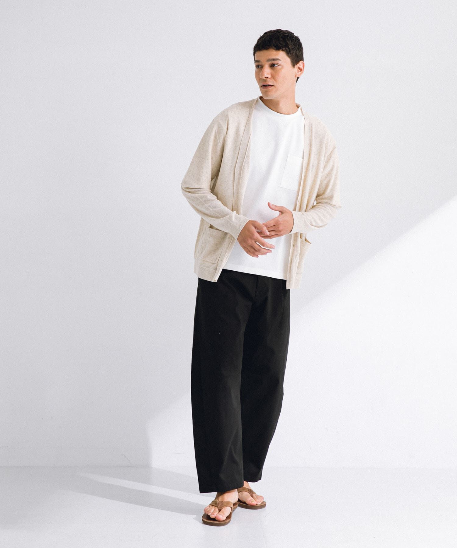 Sonny Label 「リネン混ニットカーディガン」|カーディガン|