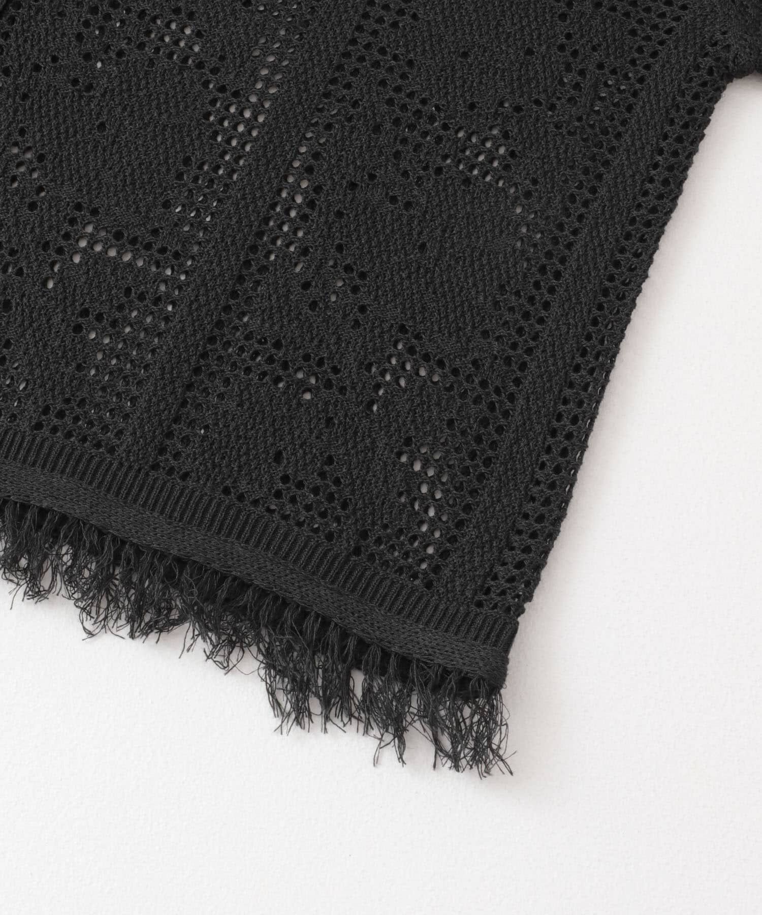 Sonny Label 「フラワーメッシュサマーニットシャツ」|シャツ・ブラウス|