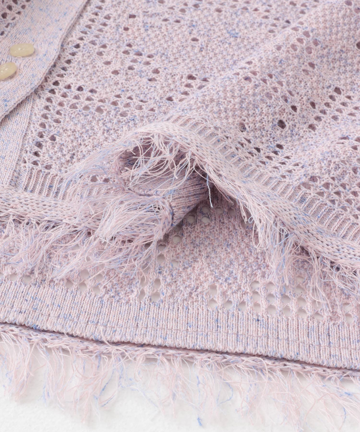 Sonny Label 「フラワーメッシュサマーニットシャツ」|シャツ・ブラウス|