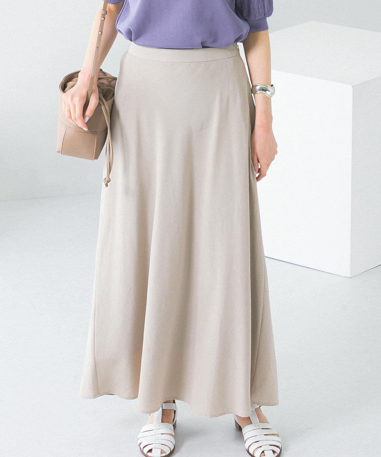 URBAN RESEARCH ROSSO「リネンフレアーナロースカート」|スカート|