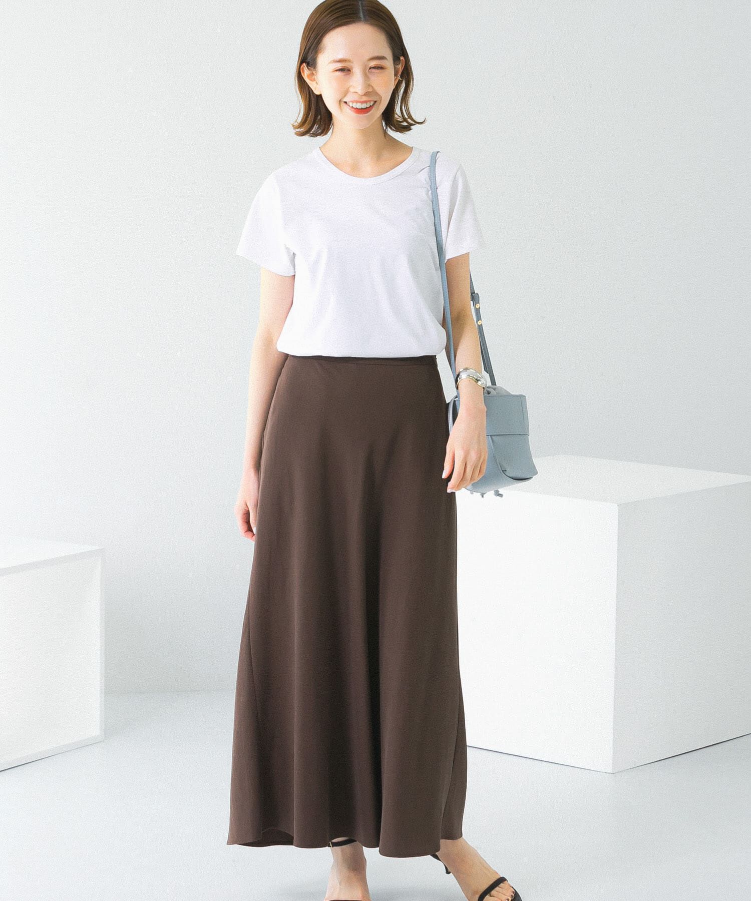 URBAN RESEARCH ROSSO「リネンフレアーナロースカート」|スカート|