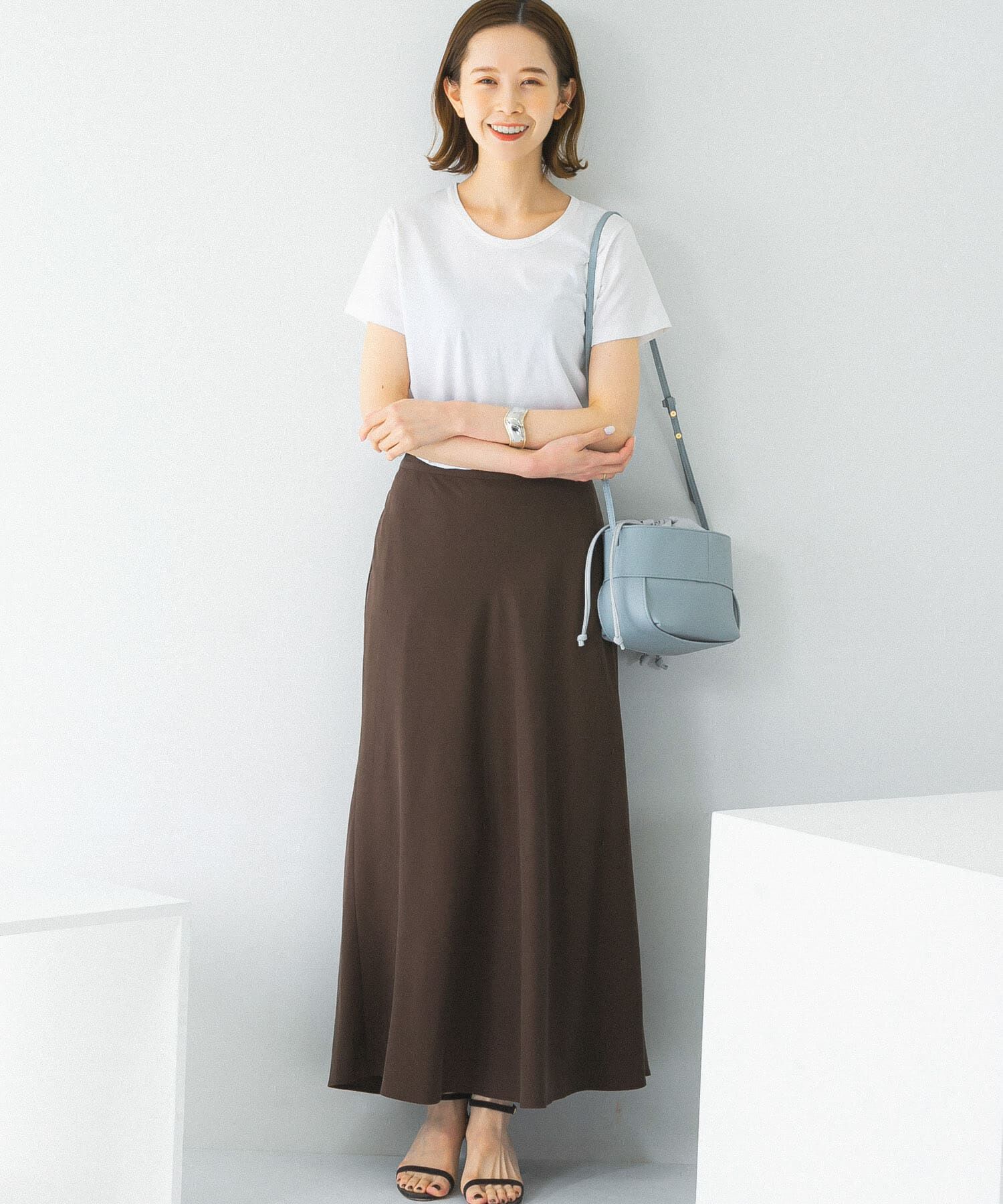 URBAN RESEARCH ROSSO「リネンフレアーナロースカート」|スカート|