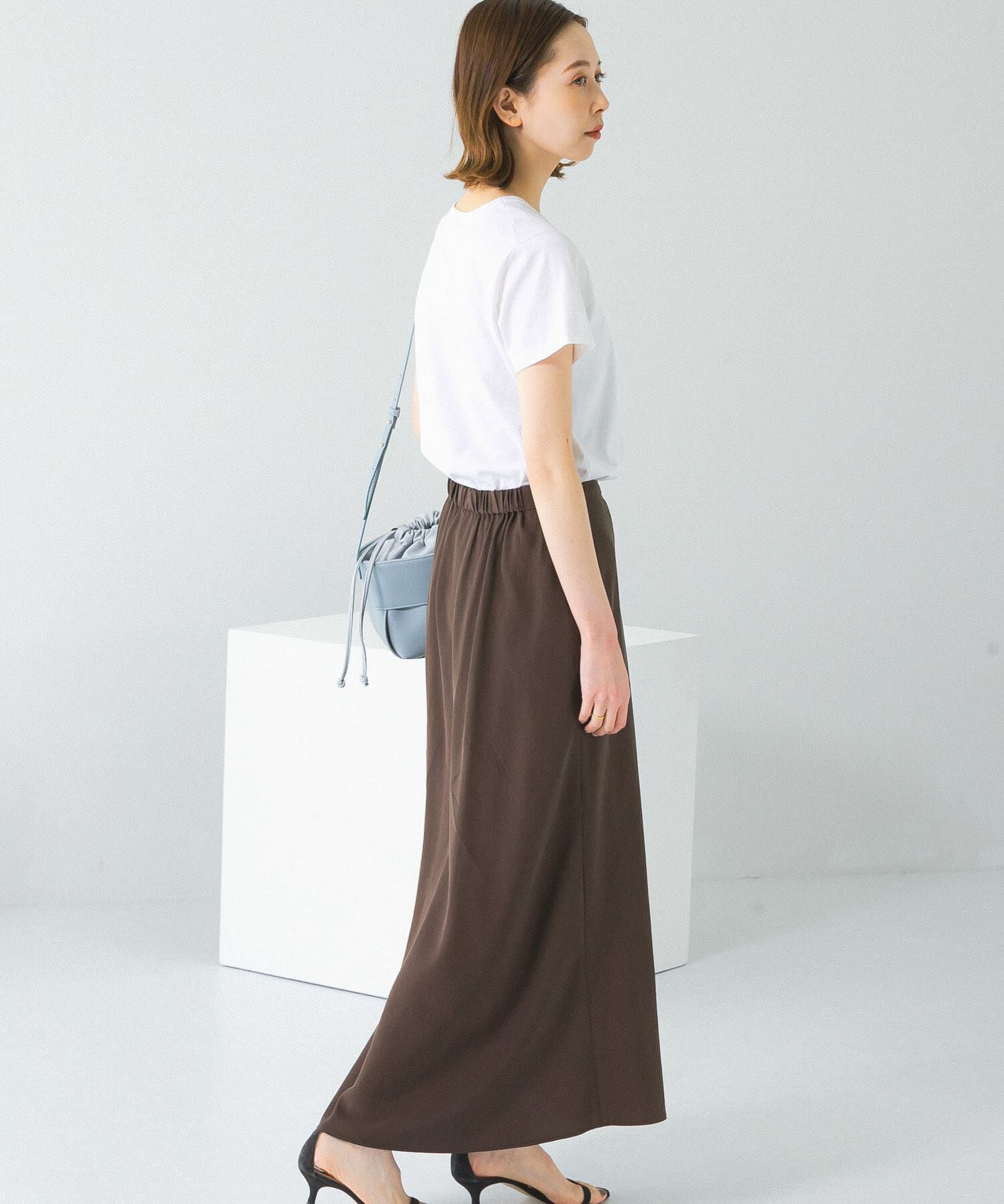 URBAN RESEARCH ROSSO「リネンフレアーナロースカート」|スカート|